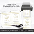 gold office party invitations